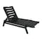 Highwood Usa Crestone Chaise Lounge Outdoor Furniture for Pool, Patio CM-LNGSQ62-BKE - alternate 1